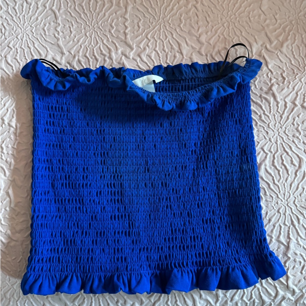 H&M Royal Blue Tube Top, size small